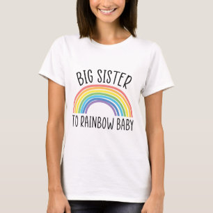 Grote zuster voor regenboogzuster grote zuster Zus T-shirt