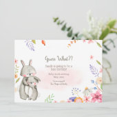 Grote zuster Zwangerschap Aankondiging (Staand voorkant)