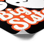 Grote zuster Zwangerschap Aankondiging van de klin Poster (Hoek)