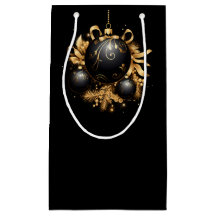 GROTE ZWARTE & GOUDEN KERSTVERSIERING