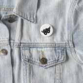 Grote zwarte maskers Mini Button (In situ)