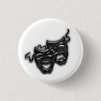 Grote zwarte maskers Mini Button