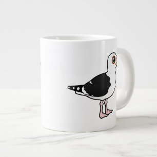 Grote zwarte meeuw koffiekop
