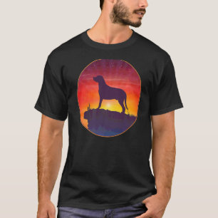 Grote Zwitserse berg hond zonsondergang T-shirt