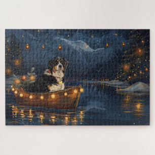 Grote Zwitserse berg Kerstmis feestelijke reis Legpuzzel