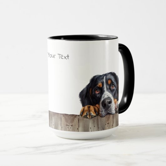 Grote Zwitserse Sennenhond Mok (Voorkant rechts)