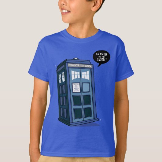 Groter aan de binnenkant t-shirt (Voorkant)