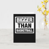 Groter dan basketbal 6 kaart (Gele Bloem)