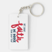 Groter dan je angst sleutelhanger (achterkant)