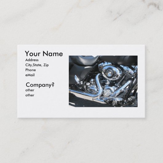 Groter is beter visitekaartje (Voorkant)