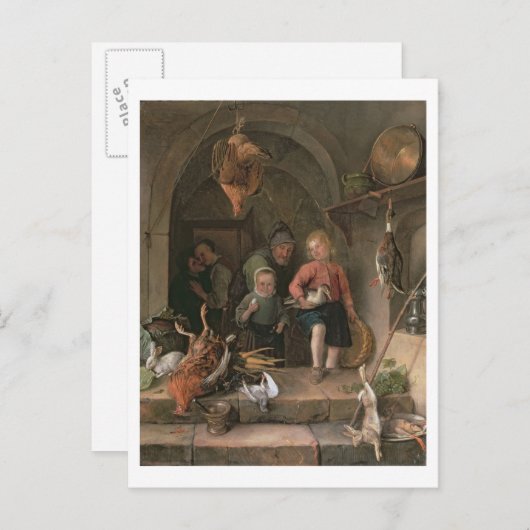 Groter spel (paneel) briefkaart (Voorkant / Achterkant)