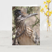 Groter Wenskaart Roadrunner Kaart (Gele Bloem)