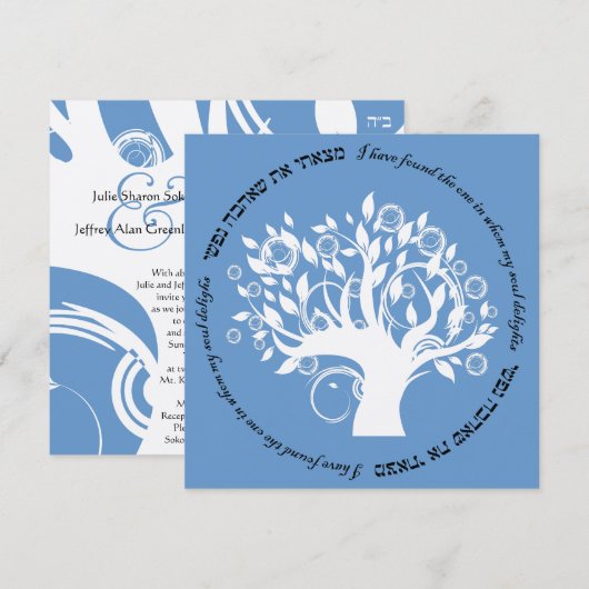 Grotere boom kaart (Voorkant / Achterkant)