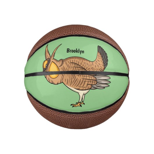Grotere cartoon van prairie basketbal (Voorkant)