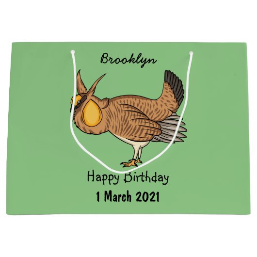 Grotere cartoon van prairie groot cadeauzakje (Voorkant)