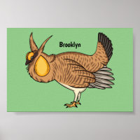 Grotere cartoon van prairie