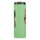 Grotere cartoon van prairie thermosbeker (Achterkant)