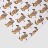 Grotere cartoon van prairie tissuepapier (Detail)