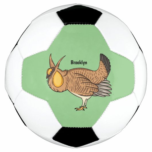 Grotere cartoon van prairie voetbal (Voorkant)