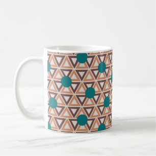 Grotere driehoek Quilt Koffiemok