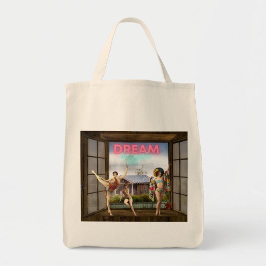 Grotere Droom Veranderde Kunst Vintage Dansers Tote Bag (Voorkant)