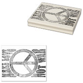 Grotere energievrede - laat liefde niet oorlog 1 z rubberstempel (Gestempeld)