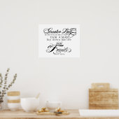 Grotere liefde poster (Keuken)