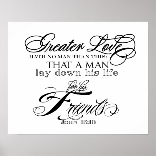 Grotere liefde poster (Voorkant)