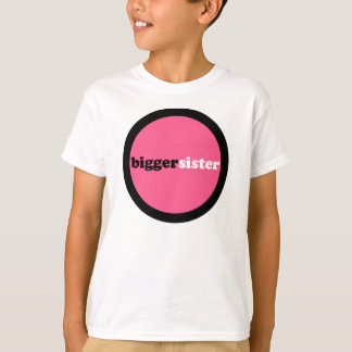 Grotere roze roze roze cirkel t-shirt