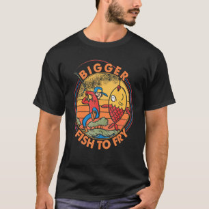 Grotere Vissen Aan De Haak Vissen Vissers T-shirt