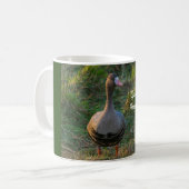 Grotere witte gans koffiemok (Voorkant links)