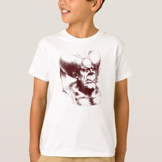 groteske vrouw t-shirt (Voorkant)