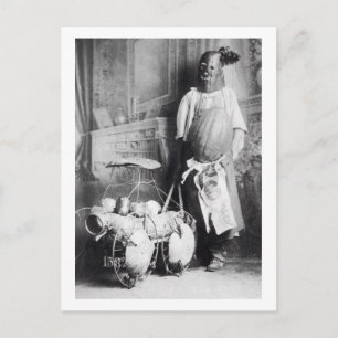 Grotesque Bizarre Scary Halloween Mask  Briefkaart