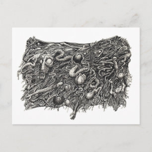 Grotesque Number 1, door Brian Benson Briefkaart