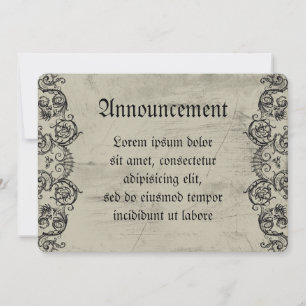 Grotesque Ornament Heart Aankondiging