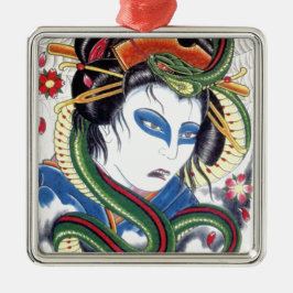 Grotesque & Snake Metalen Ornament