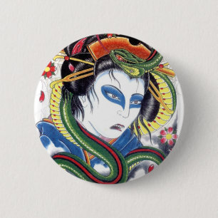 Grotesque & Snake Ronde Button 5,7 Cm