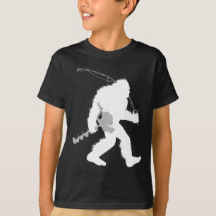 Grotevoet IJsvissen Yeti Visser Met Boren A T-shirt