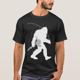 Grotevoet IJsvissen Yeti Visser Met Boren A T-shirt