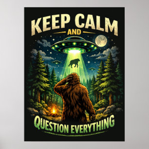 Grotevoet Sasquatch Poster