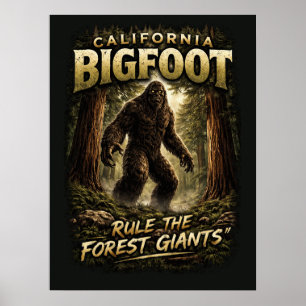 Grotevoet Sasquatch Poster