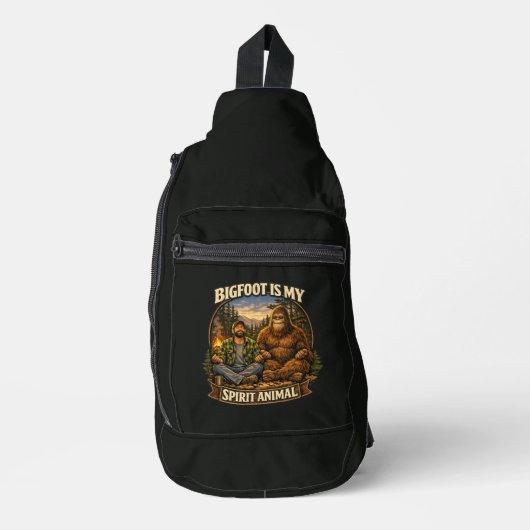 Grotevoet Sasquatch Sling Bag (Voorkant)