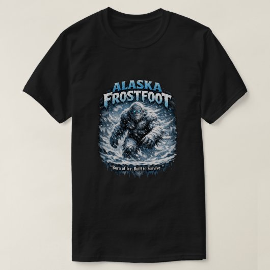 Grotevoet Sasquatch T-shirt (Design voorkant)