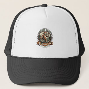 Grotevoetkat Grotevoet Sasquatch Kat Vintage Vecto Trucker Pet