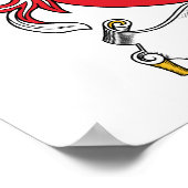 Grothe Family Crest Poster (Hoek)