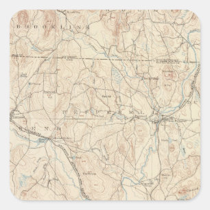 Groton, Massachusetts Vierkante Sticker