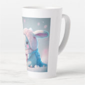 Grotte d'hiver Latte Mug (Angle droit)