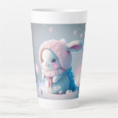 Grotte d'hiver Latte Mug (Devant)