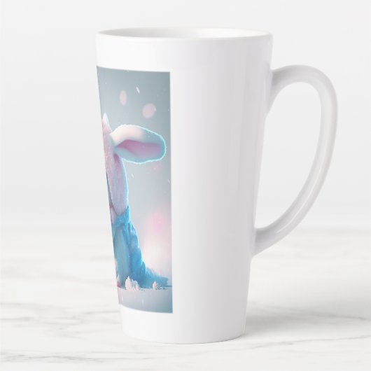 Grotte d'hiver Latte Mug (Droite)