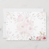 Grotte lapin lapin lapin bébé douche Invitations (Dos)